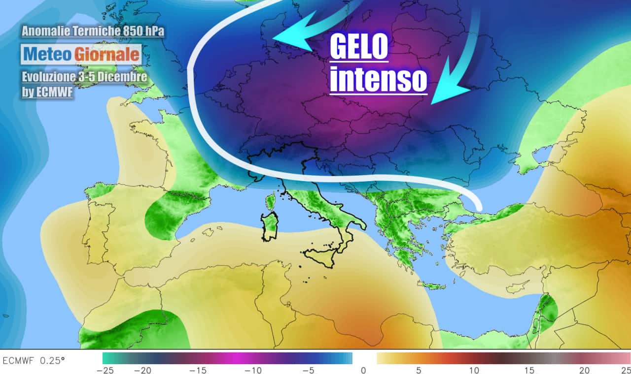 Meteo la brusca svolta invernale, l’Anticiclone Russo dilagherà in Europa. Rischio crescente di gelo e neve