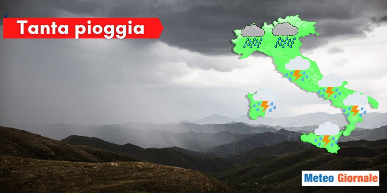 Meteo 15 giorni: arrivano le grandi piogge