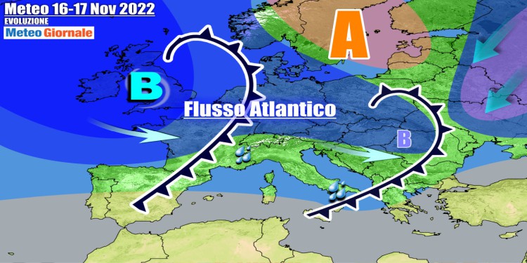 Meteo Italia: incomincia il vero autunno, con assalto di più perturbazioni
