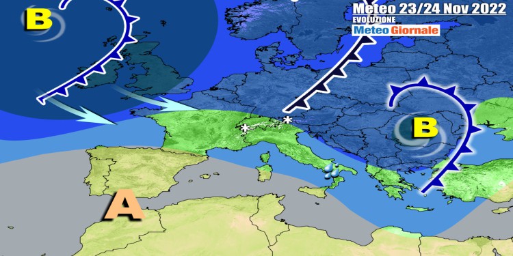 Meteo Italia: dopo la tempesta nuove perturbazioni, poi freddo in vista