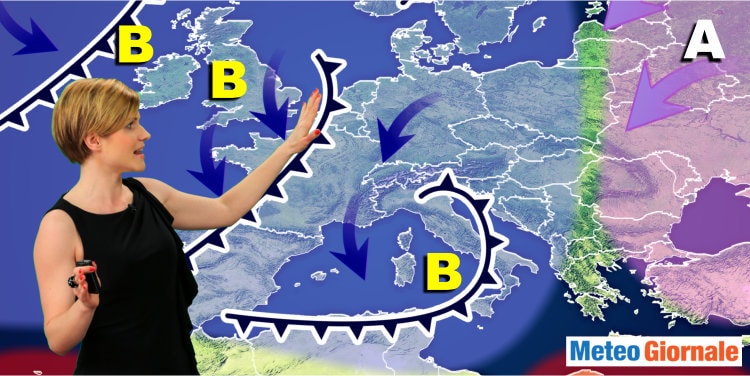 Meteo d'Autunno improvviso, quello vero. Piogge, Temporali, la Neve sui monti