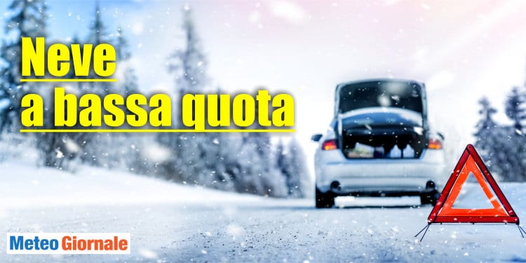 Le prime ondate di freddo, rischio neve a bassa quota
