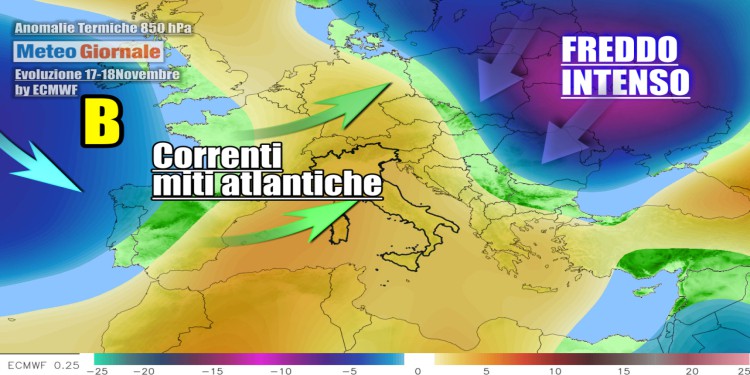 Meteo, sale in cattedra l’Autunno attendendo l’Inverno. Verso la prima neve
