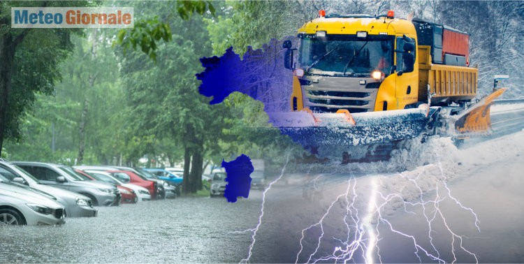 Meteo, effimera tregua, entro Sabato nuovo Maltempo