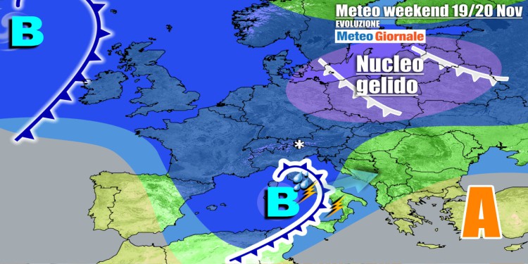 Meteo Italia: verso super maltempo dal weekend alla prossima settimana