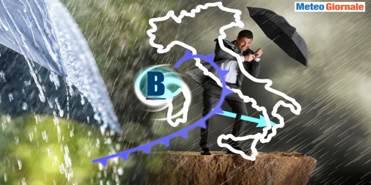 Meteo: breve tregua, poi nuovo vortice minaccioso in arrivo da venerdì
