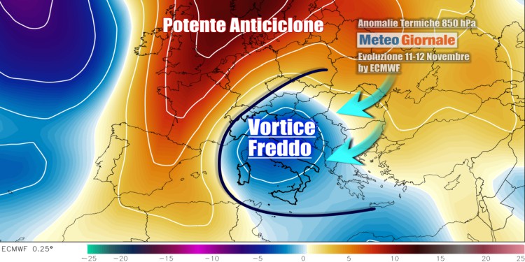 Meteo: attenzione arriva di botto l’Inverno, con aria fredda dalla Russia
