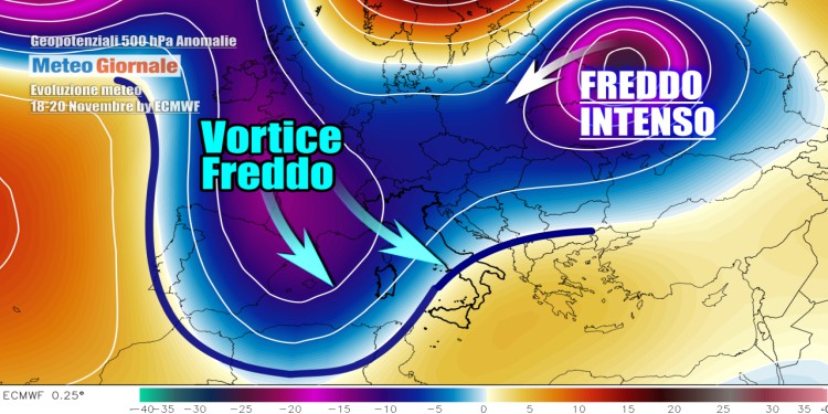 Meteo weekend cambia tutto, burrasca di maltempo con freddo in aumento