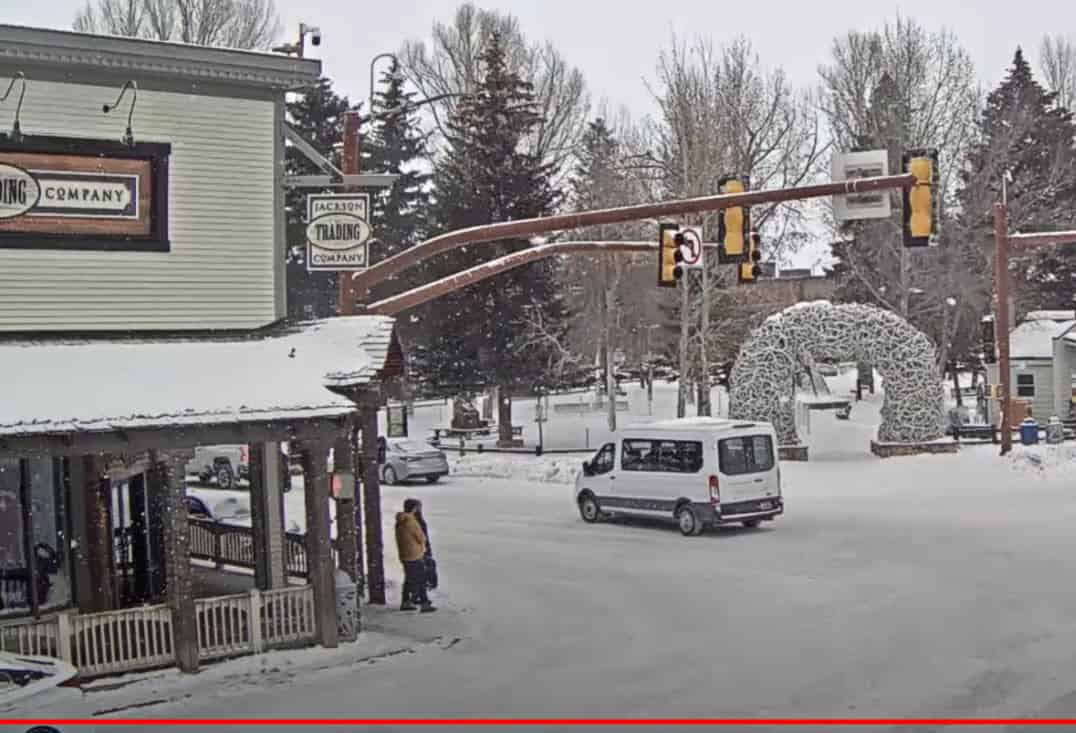Meteo, diretta 40 gradi sotto zero da Jackson Hole Wyoming