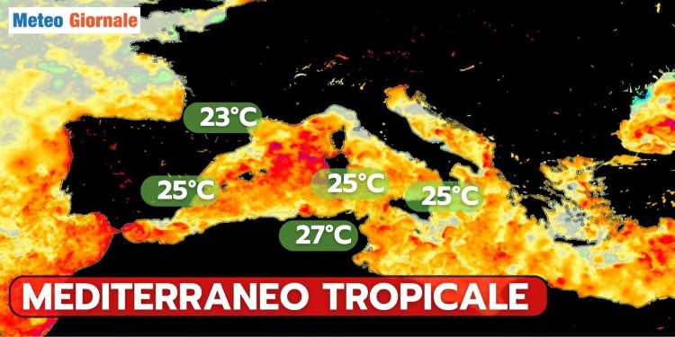 Mediterraneo come i Caraibi: Primavera anziché Inverno