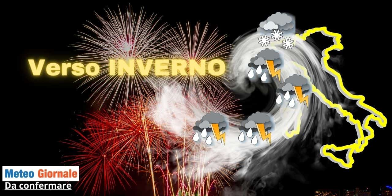 Meteo 15 giorni, possibile perturbazione per Capodanno