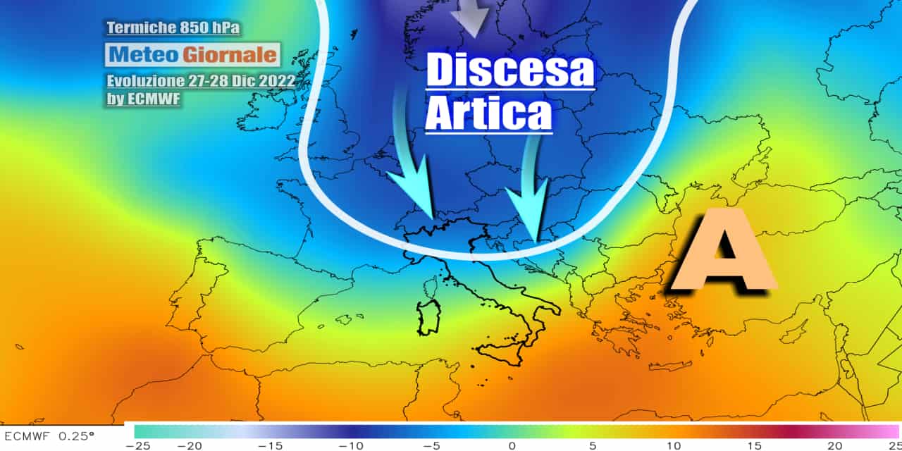 Meteo dopo Natale, il ritorno improvviso dell’inverno con nuovi scenari