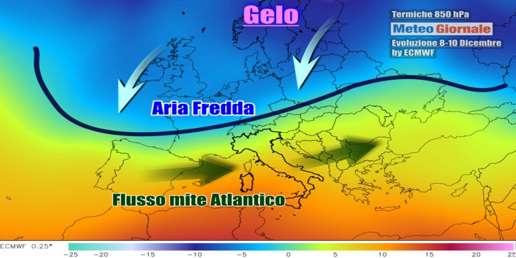 Meteo Dicembre: Inverno all’attacco, farà sempre più freddo con neve a bassa quota