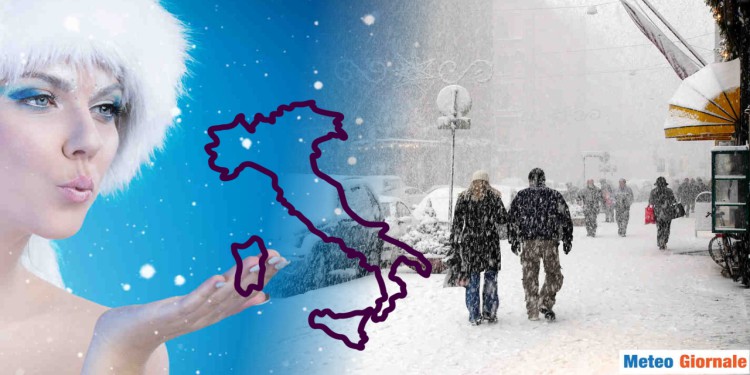Meteo col freddo presto in arrivo, poi la prima grande neve in pianura