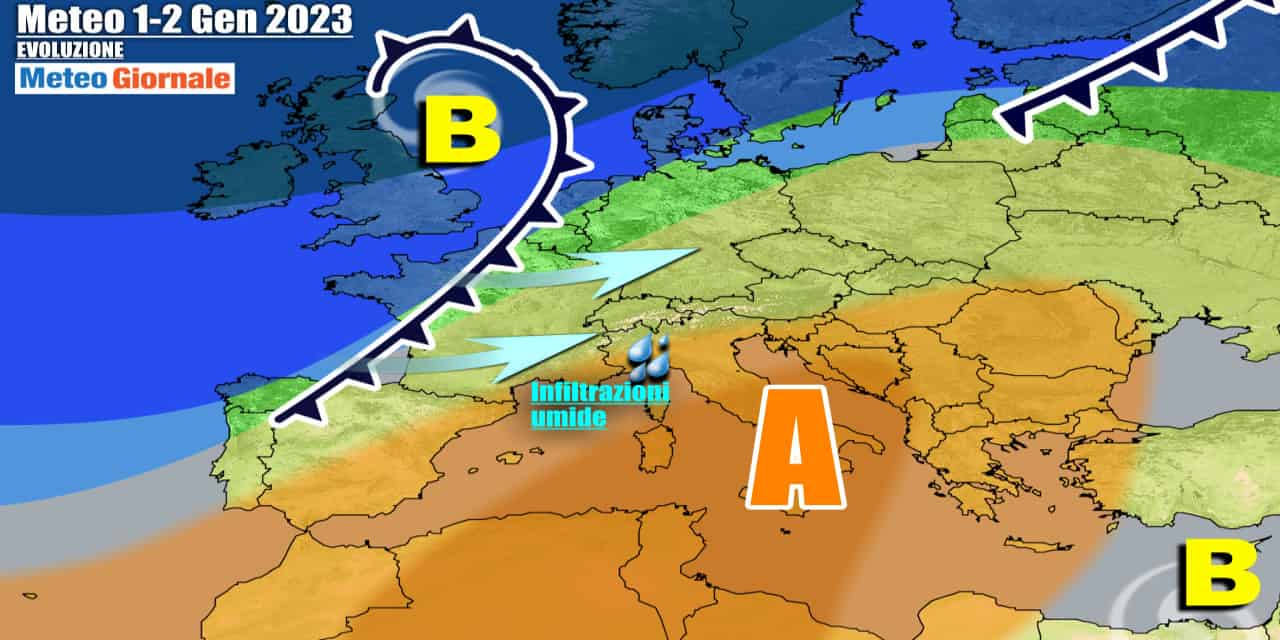 Meteo Italia: arriva l’anticiclone di Capodanno, vediamo quanto durerà