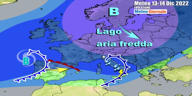 Meteo 7 Giorni: freddo poi nuovo maltempo in arrivo, neve fino in pianura