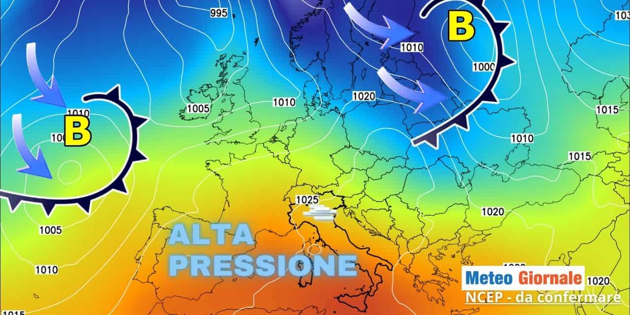 Meteo 15 giorni anomalo, torna l'Anticiclone