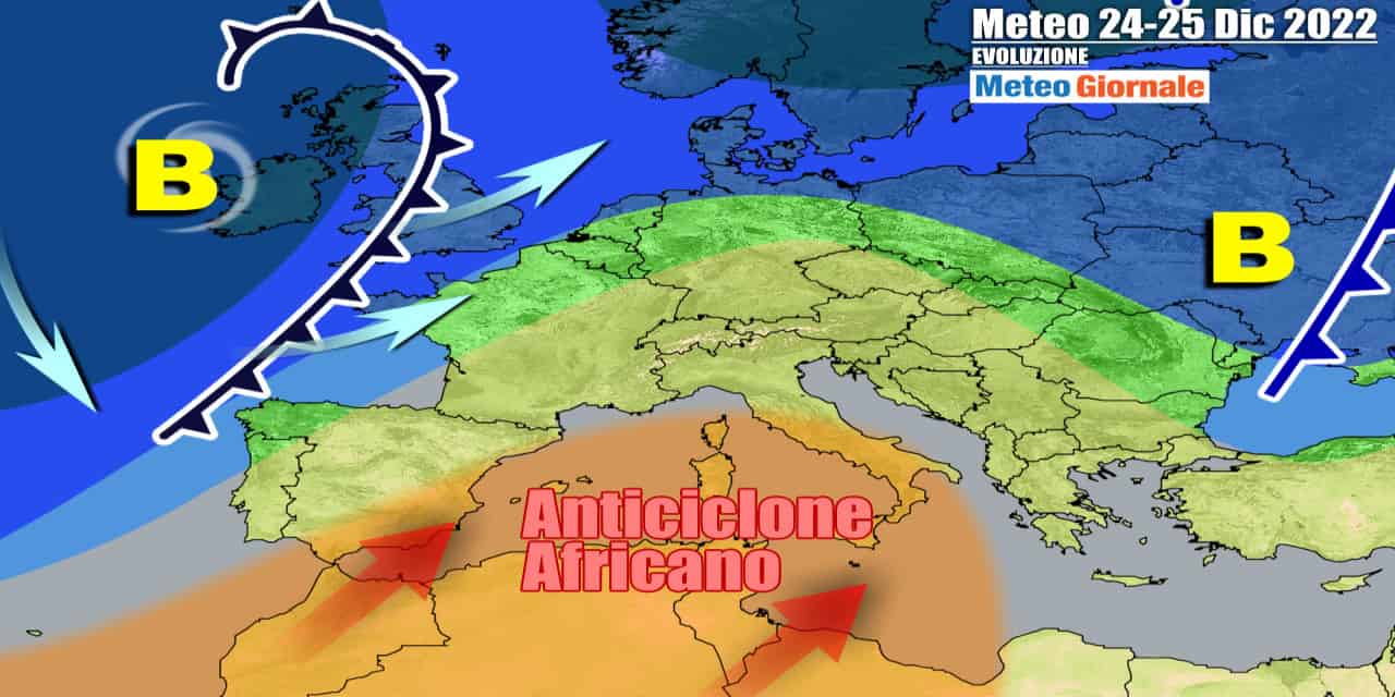 Meteo Italia: ecco l’anticiclone di Natale. Inverno in letargo sino a quando?