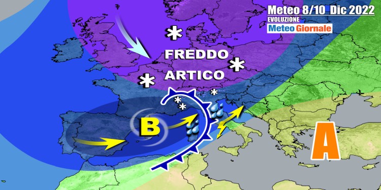 Meteo 7 Giorni: arriva perturbazione con la neve anche a bassa quota