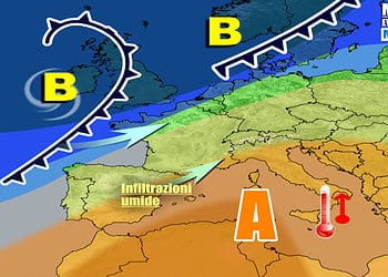 Strapotere dell'anticiclone a inizio anno nuovo