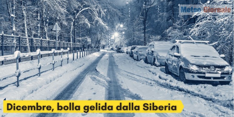 Bolla gelida dalla Siberia, le conseguenze meteo in Dicembre. Video