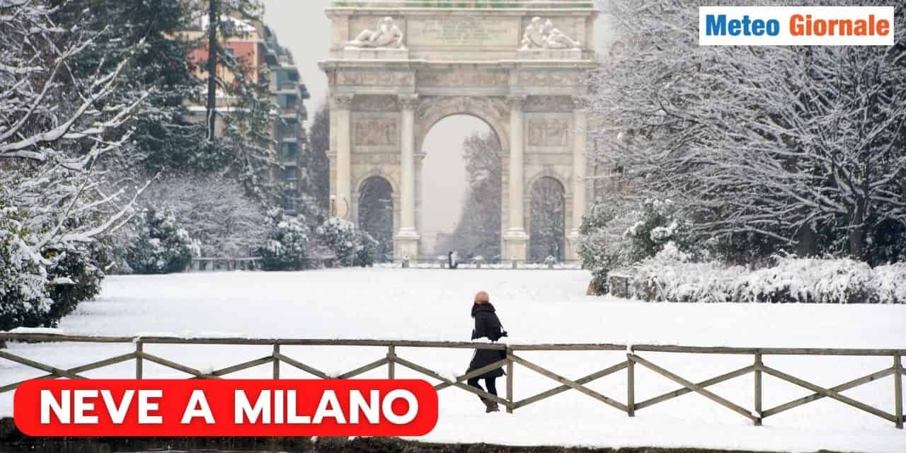 Meteo MILANO, la Neve di Gennaio 2023