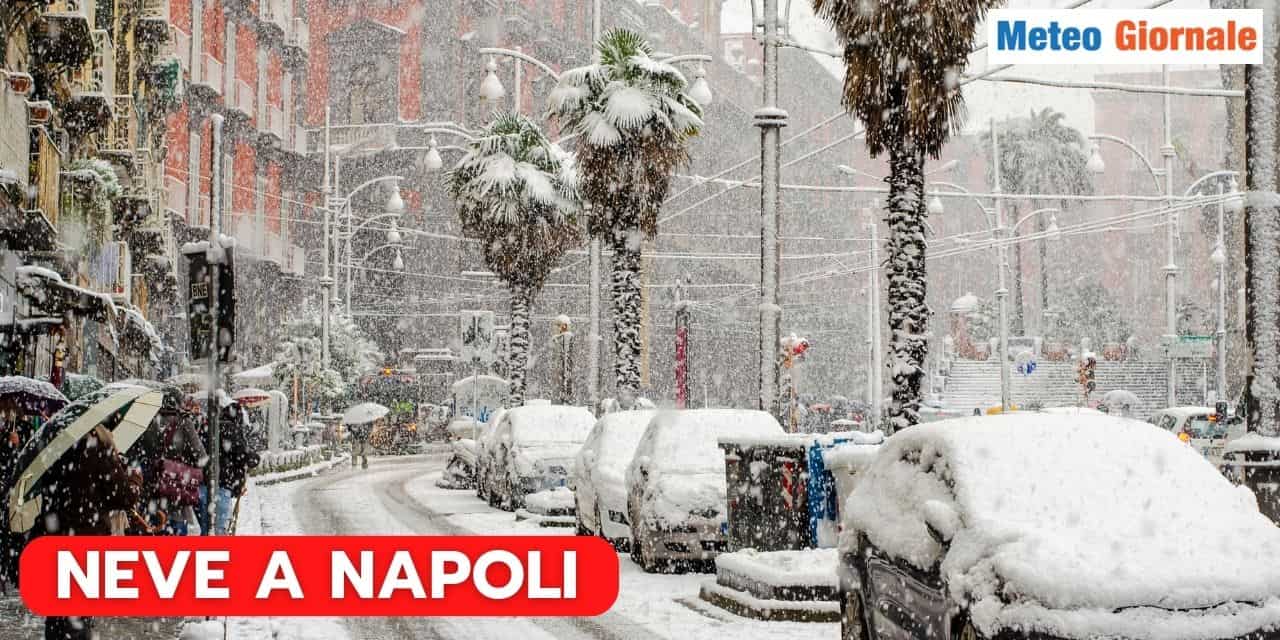 Meteo NAPOLI, la Neve di Gennaio 2023