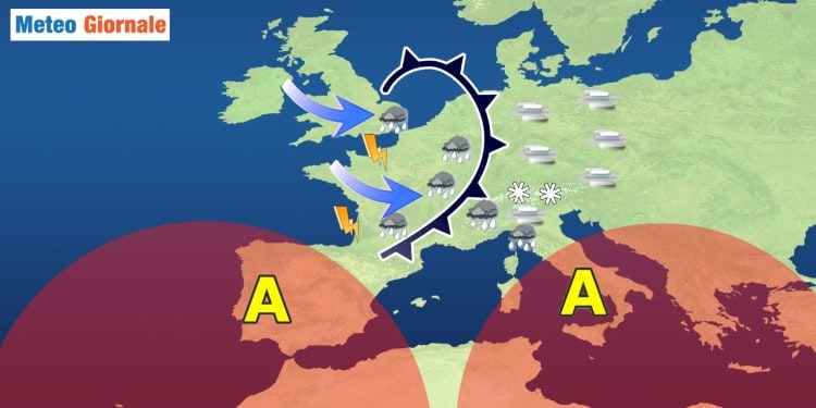 Meteo, torna un po' di PIOGGIA, ma sarà cosa per pochi