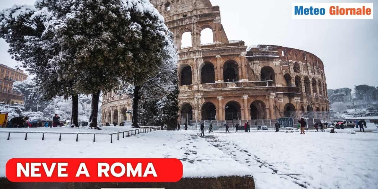 Meteo ROMA, la Neve di Gennaio 2023