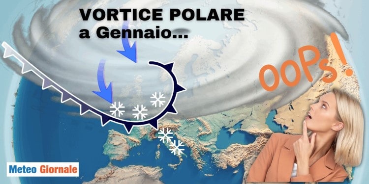 Meteo: la giravolta del Vortice Polare: a Gennaio arriverà il gelo Nord Americano