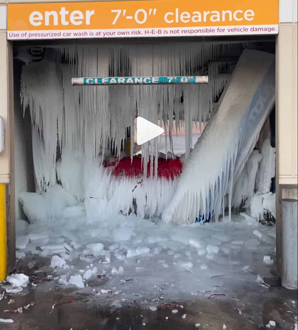 Texas, effetto meno 20 gradi. Video meteo