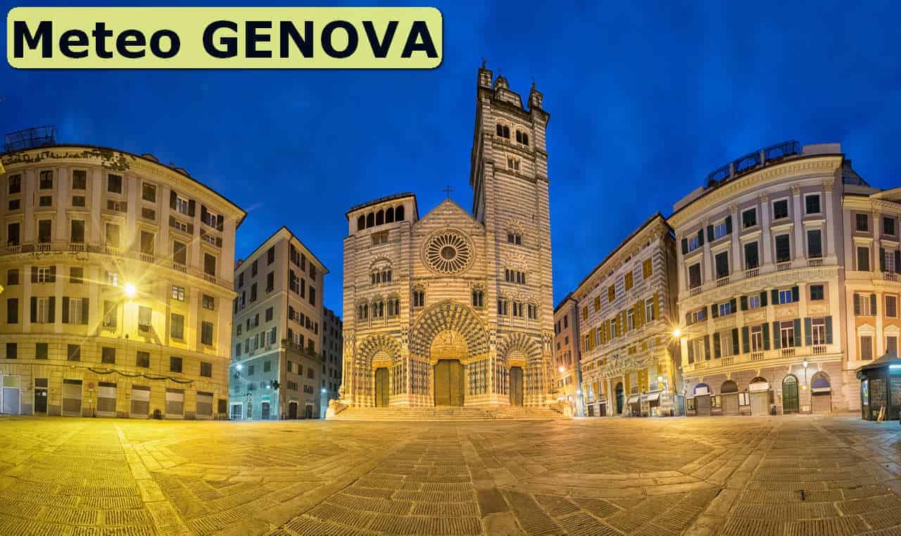 Meteo GENOVA. Brusco abbassamento della temperatura con neve sino alla periferia della città
