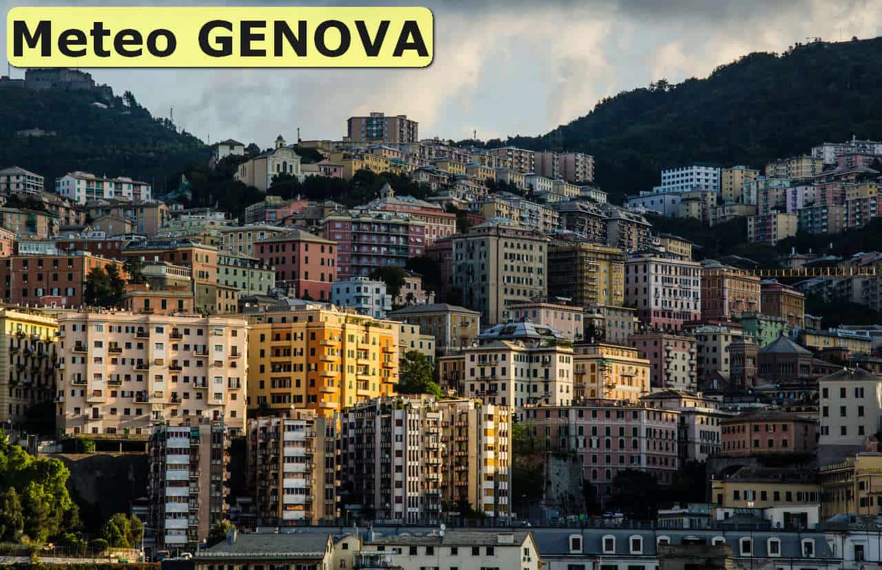 Meteo GENOVA. Frequentemente nuvoloso