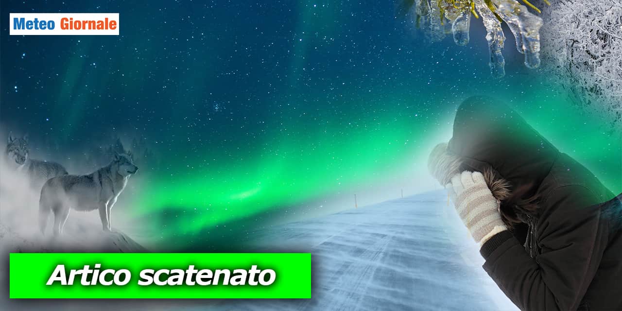 Meteo: nuova irruzione di freddo e neve, l'Artico scatenato