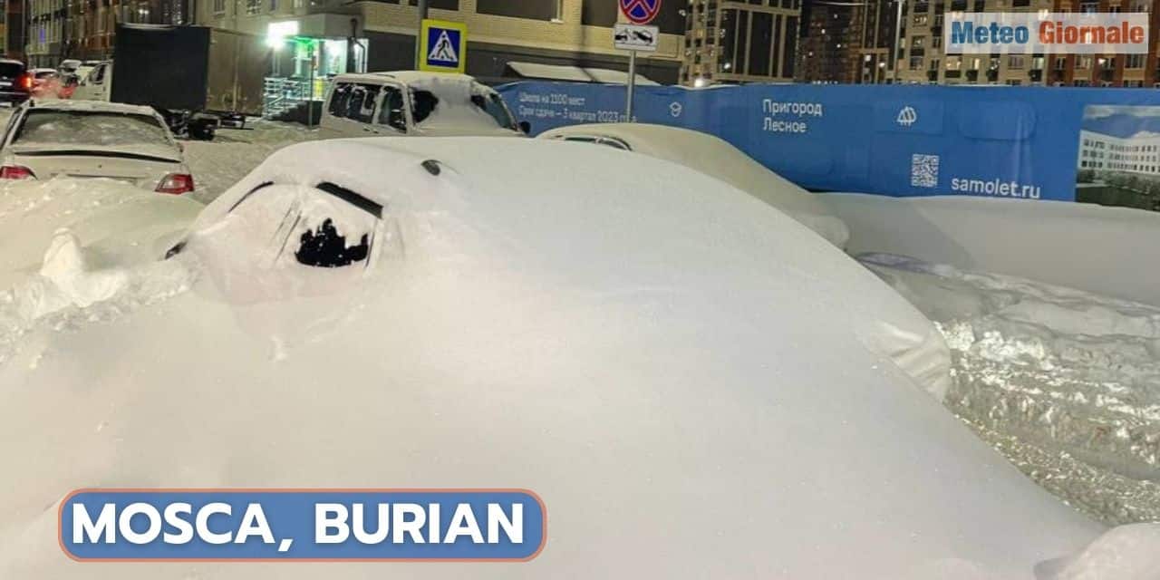 Meteo: Armageddon di neve a Mosca. Poi gelo, ora il vero Burian