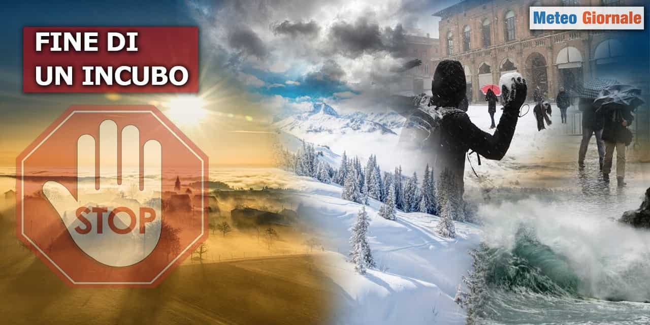 E' la fine di un incubo meteo: gelo e neve sull'Italia confermati