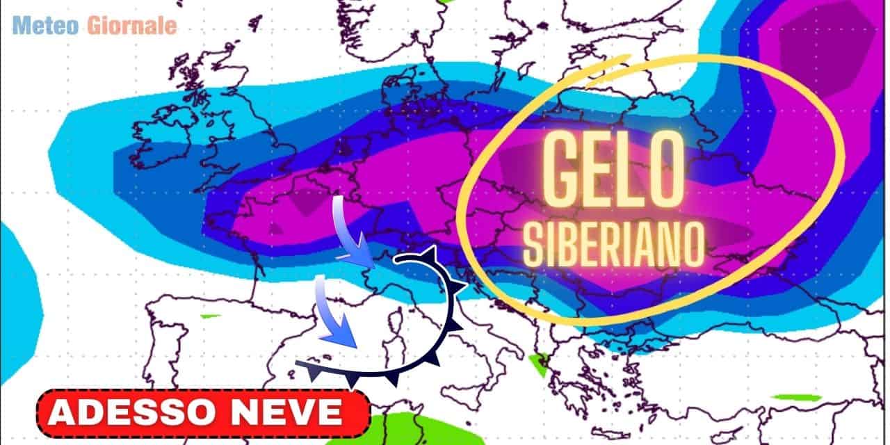 Meteo, una botta di Gelo e Neve su tutta Italia