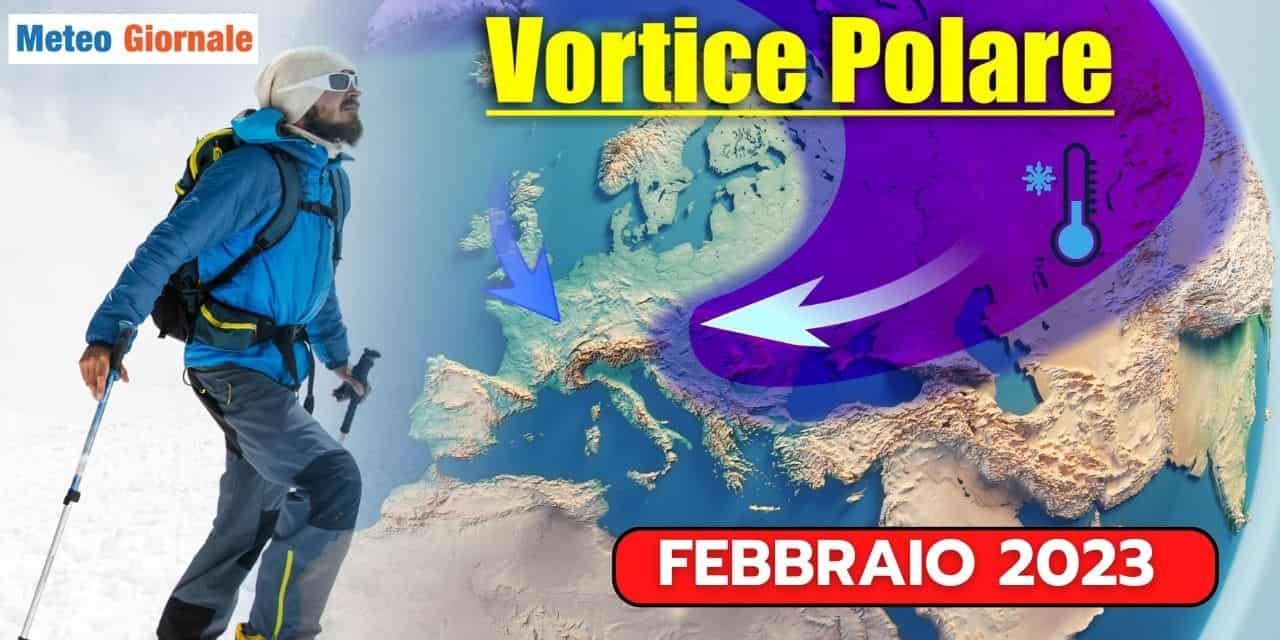 METEO, Febbraio 2023: shock del Vortice Polare. Rischio Burian, sarebbero gelo con neve