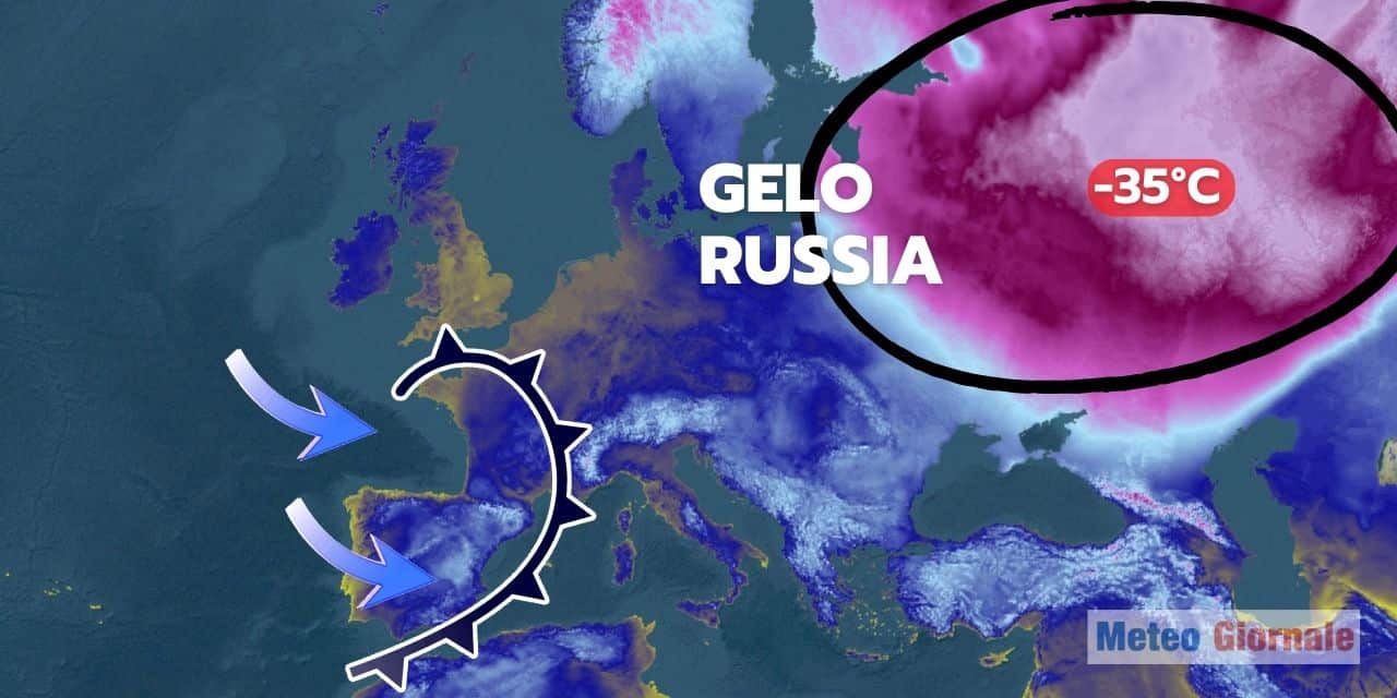 Russia europea è arrivato il gelo dalla Siberia. Mosca -26 gradi