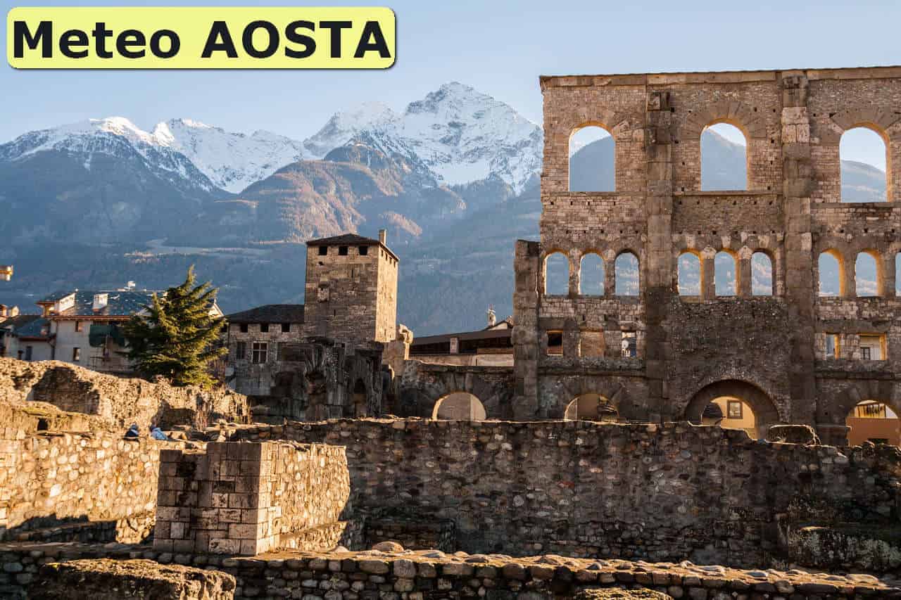 Meteo AOSTA. Peggioramento, neve, gelate intense
