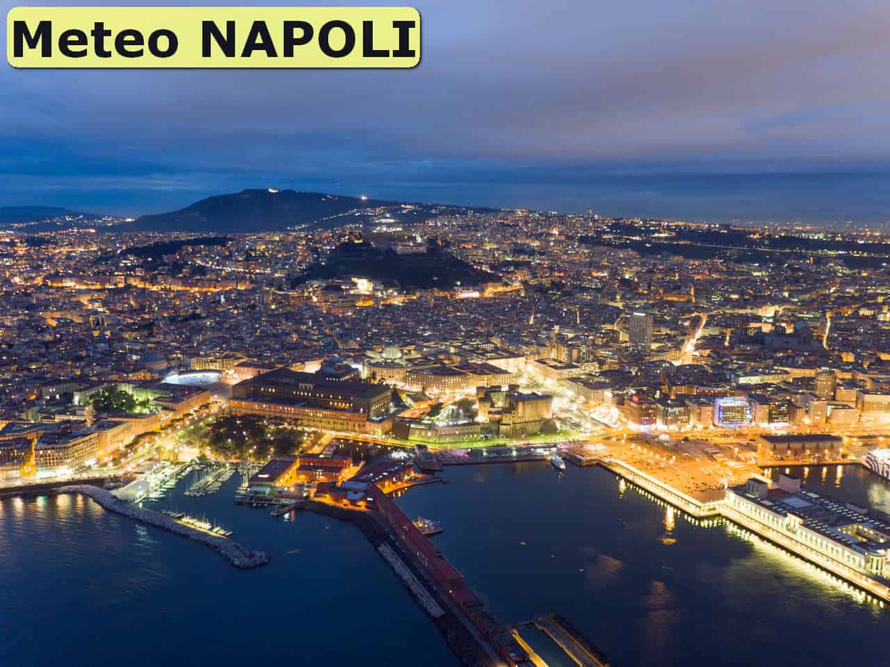 Meteo NAPOLI. Frequente maltempo