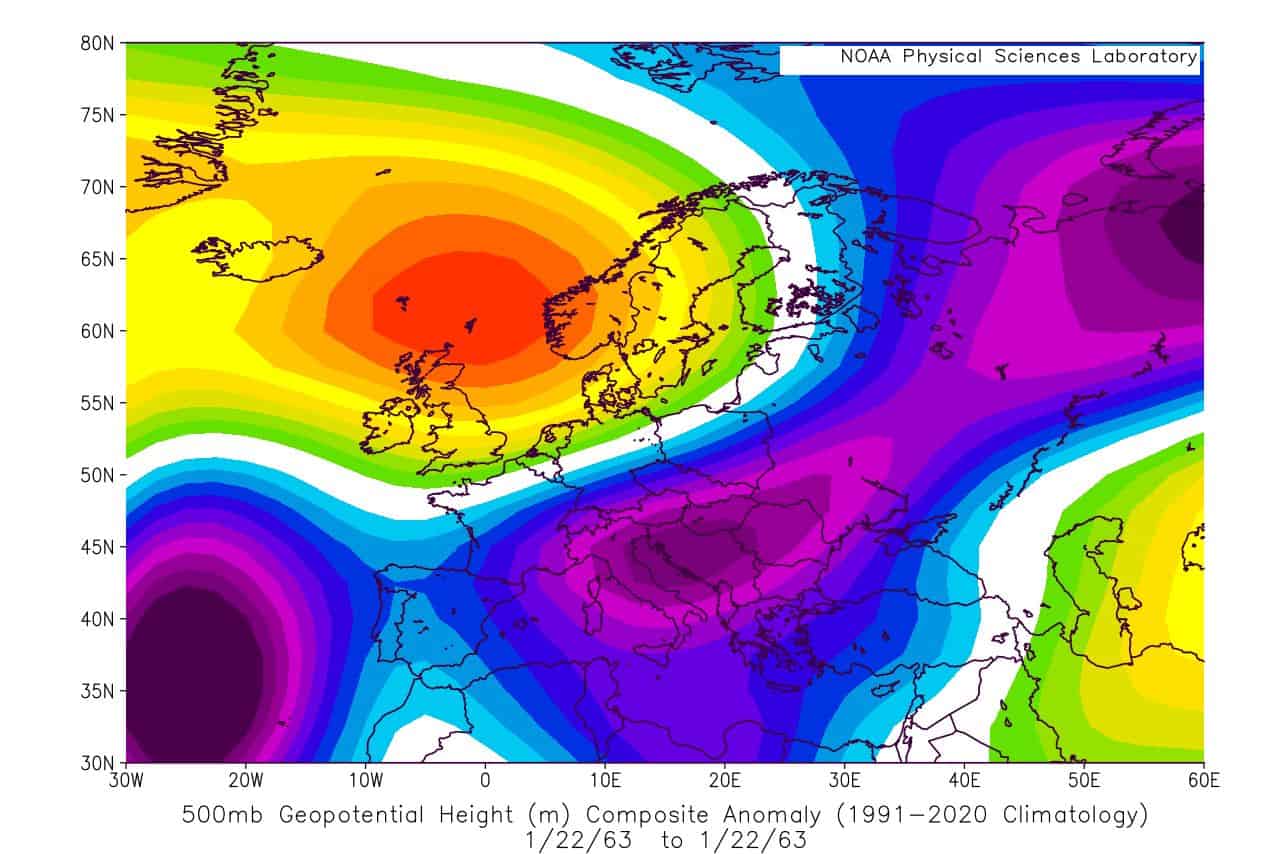 Meteo, gelo e neve dal passato nel futuro