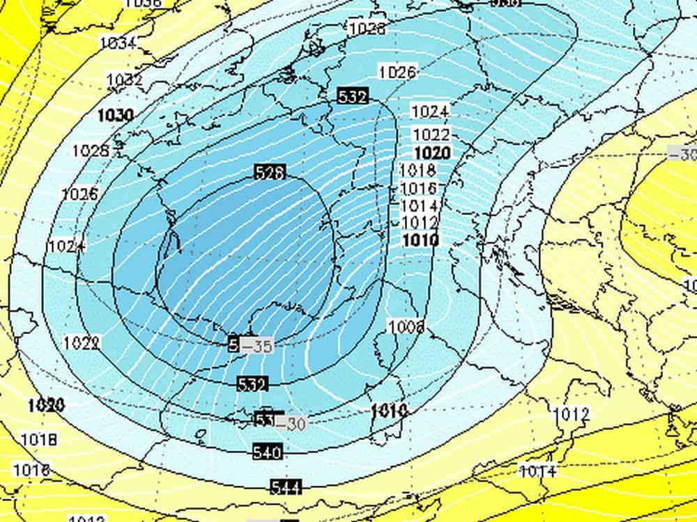 16 gennaio 1985: depressione sul Mar Ligure