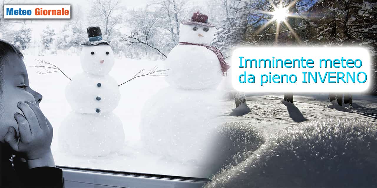 Neve straconfermata: imminente meteo da pieno Inverno