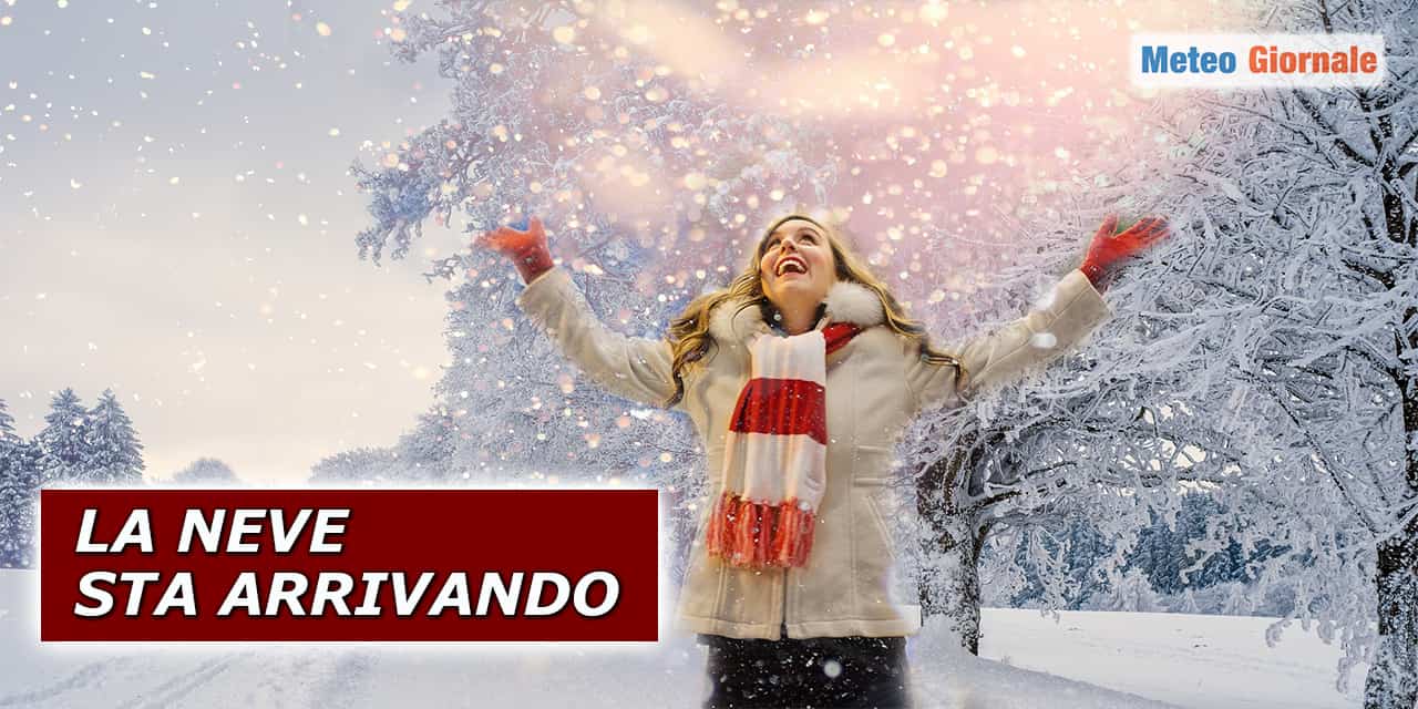 La neve, reclamata a gran voce, sta arrivando