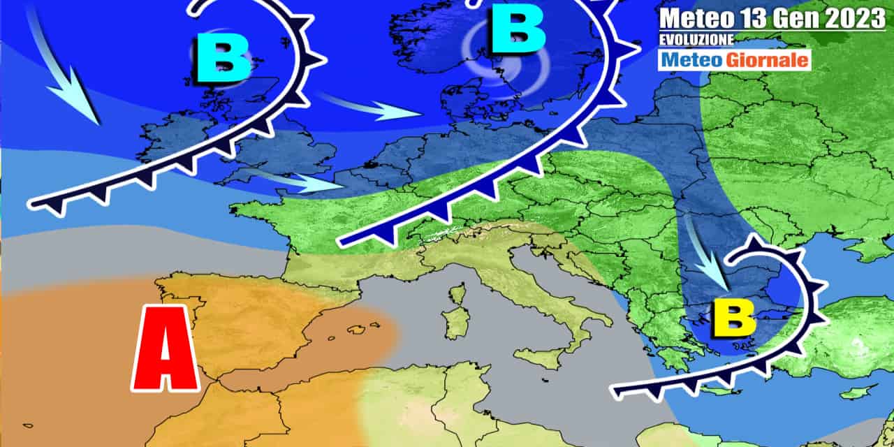 Meteo Italia: tra anticiclone e perturbazioni, poi arriva l’inverno artico