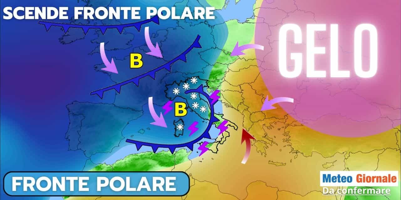 Meteo 15 giorni: piomba l'Inverno. Neve sino a quote molto basse