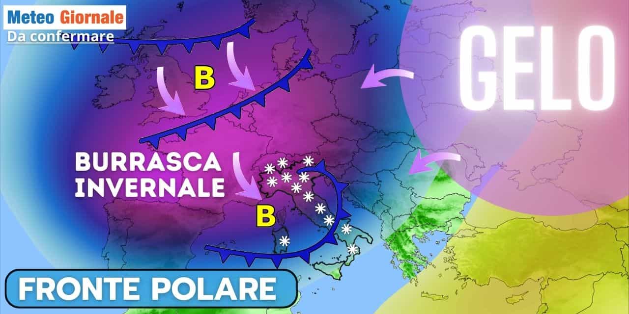 Meteo 15 giorni con freddo, neve, insomma Inverno