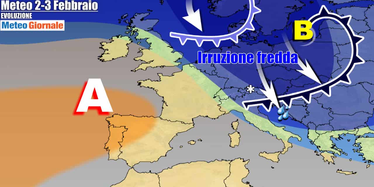 Meteo Italia: meno freddo e più anticiclone, ma non durerà. Novità in vista