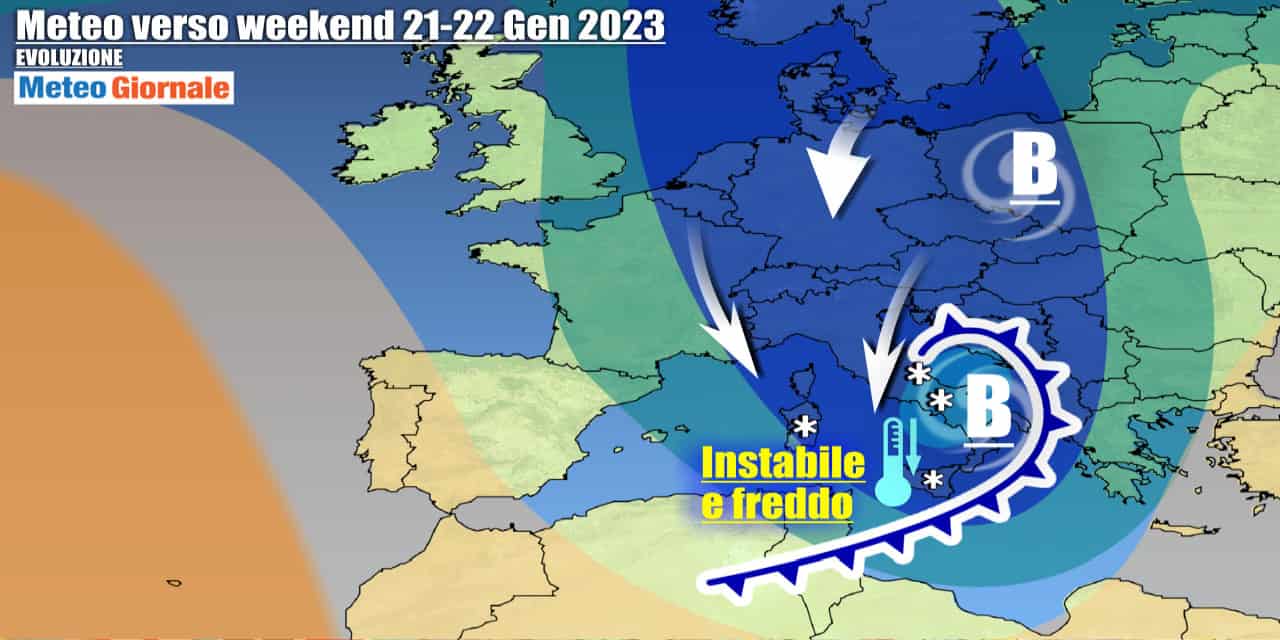 Meteo Italia: freddo invernale destinato a persistere, maltempo e neve